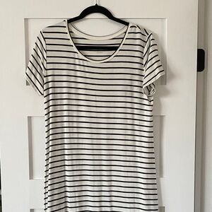 Striped Black and White Women's dress